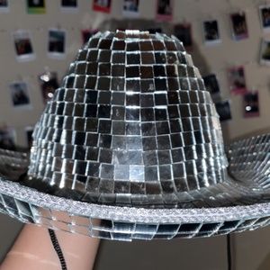 Disco Mirror Cowboy Hat